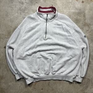 Vintage 90s Pendleton Western Cotton Sweater Quarter Zip Size XL